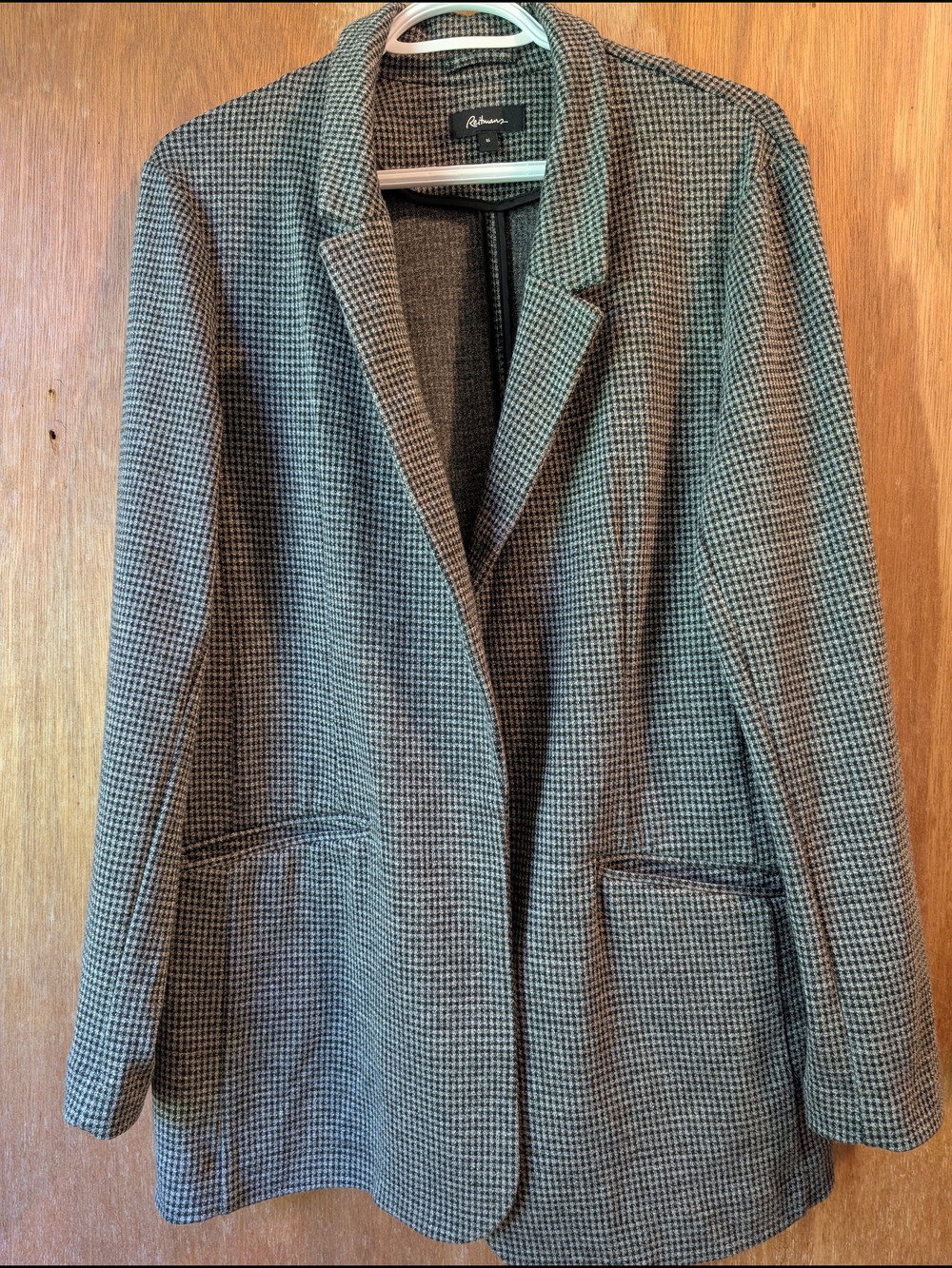 Reitmans Black & White Houndstooth Blazer